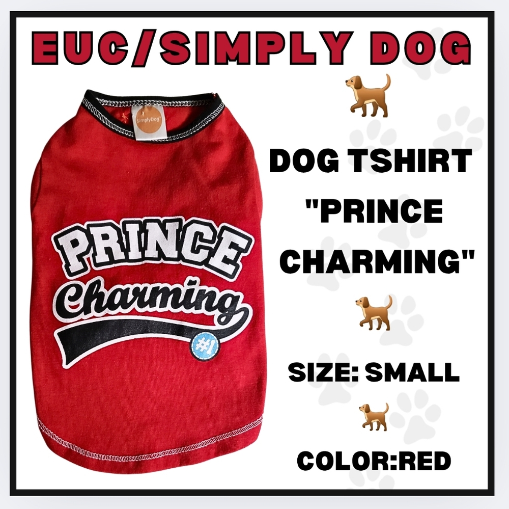 🔥 EUC / DOG TSHIRT 🐕 / SIZE SMALL